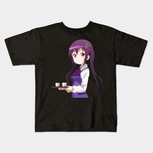 Rize with Coffee Kids T-Shirt by KokoroPopShop